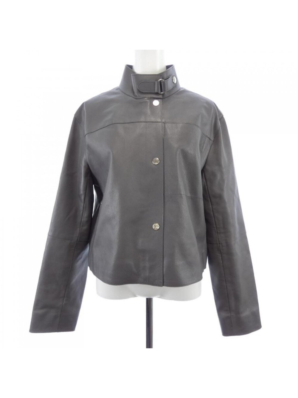 Hermes City Cartouche Clou de Selle Leather Jacket